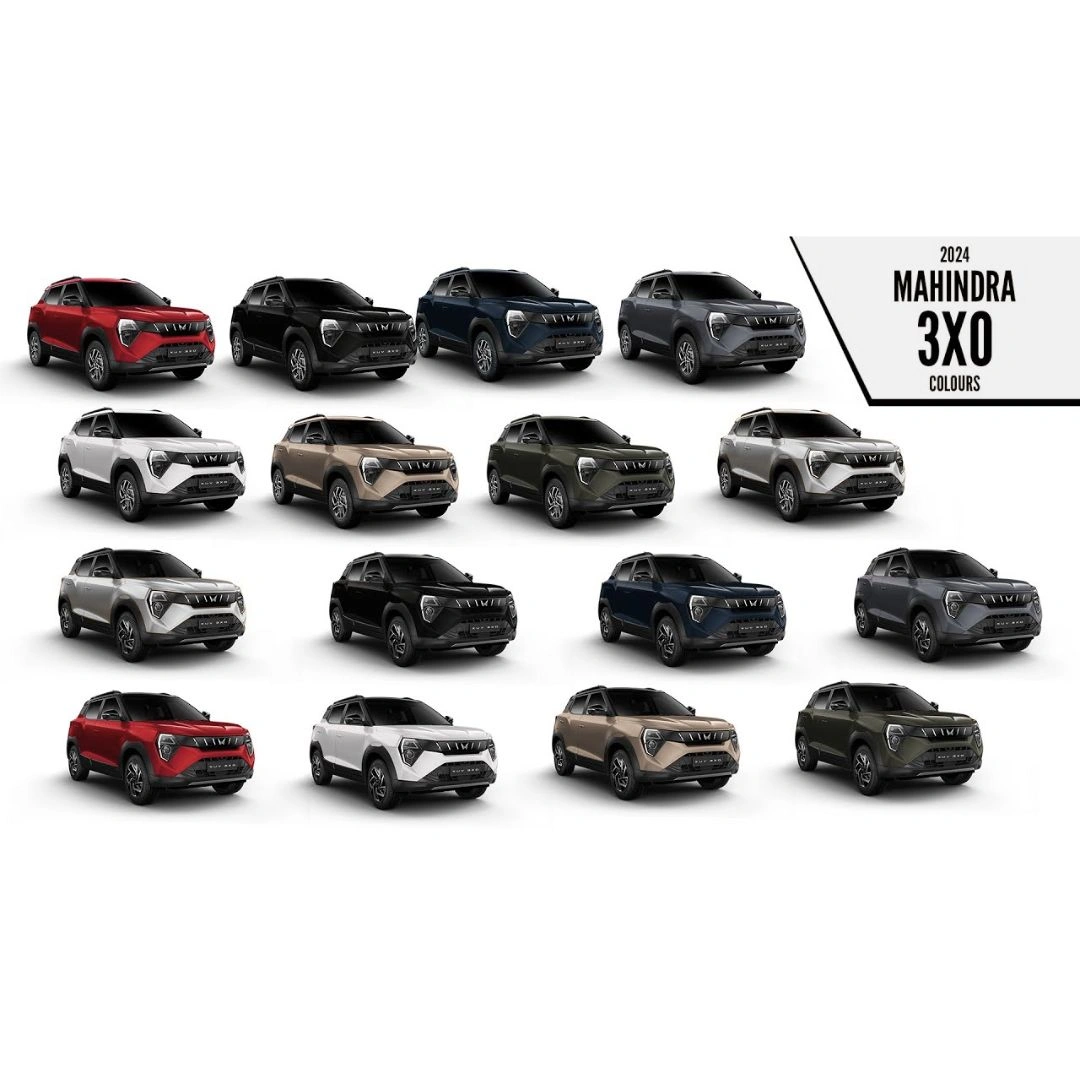 mahindra xuv 3xo Colours