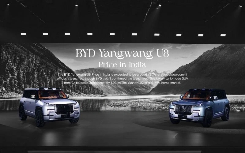 BYD Yangwang U8 Price in India