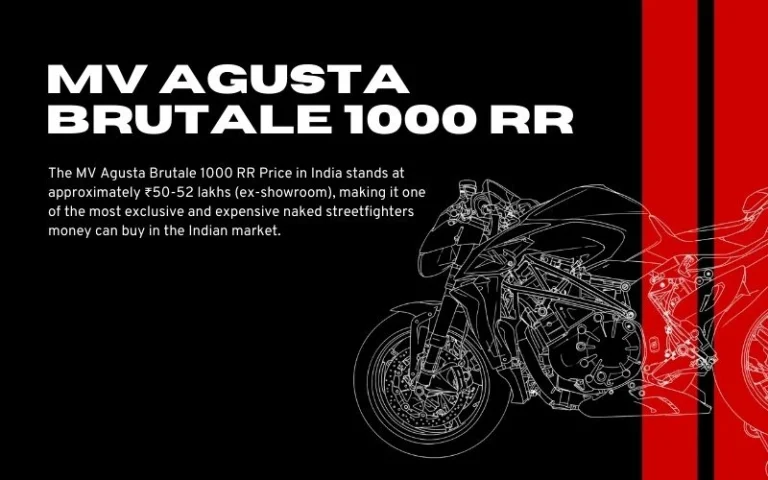 MV Agusta Brutale 1000 RR Price in India