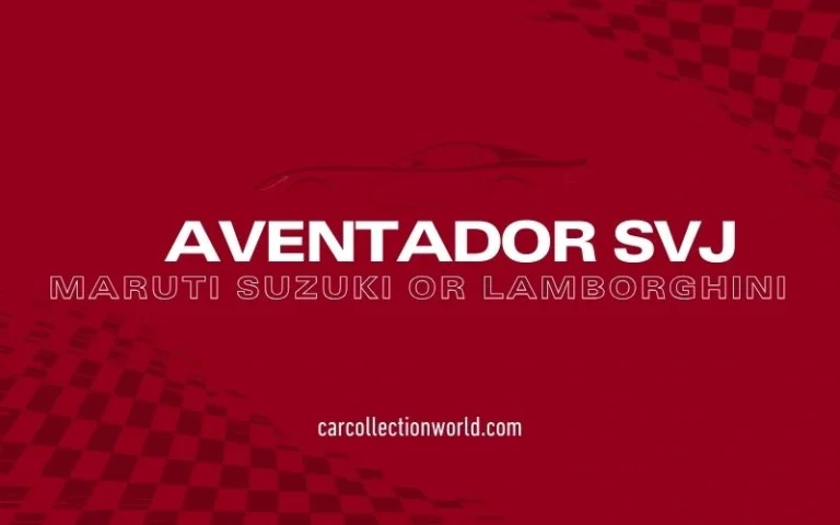 Maruti Suzuki Aventador SVJ