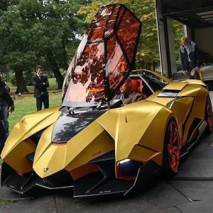 Gold Lamborghini Egoista