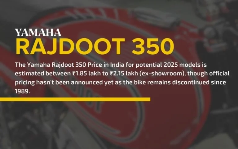 Yamaha Rajdoot 350 Price in India